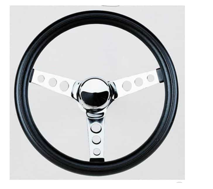 Steering Wheel: Chrome 13.5" with adapter